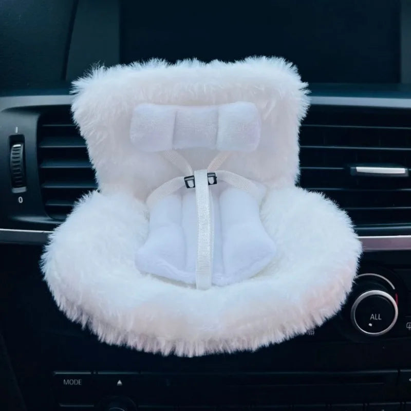 Car Doll Safety Seat for Labubu Cartoon Chair Model for Labubu Car Seat Outlet Decor for Labubu Doll Car Interior Styling