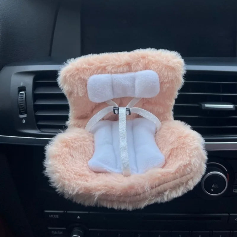 Car Doll Safety Seat for Labubu Cartoon Chair Model for Labubu Car Seat Outlet Decor for Labubu Doll Car Interior Styling