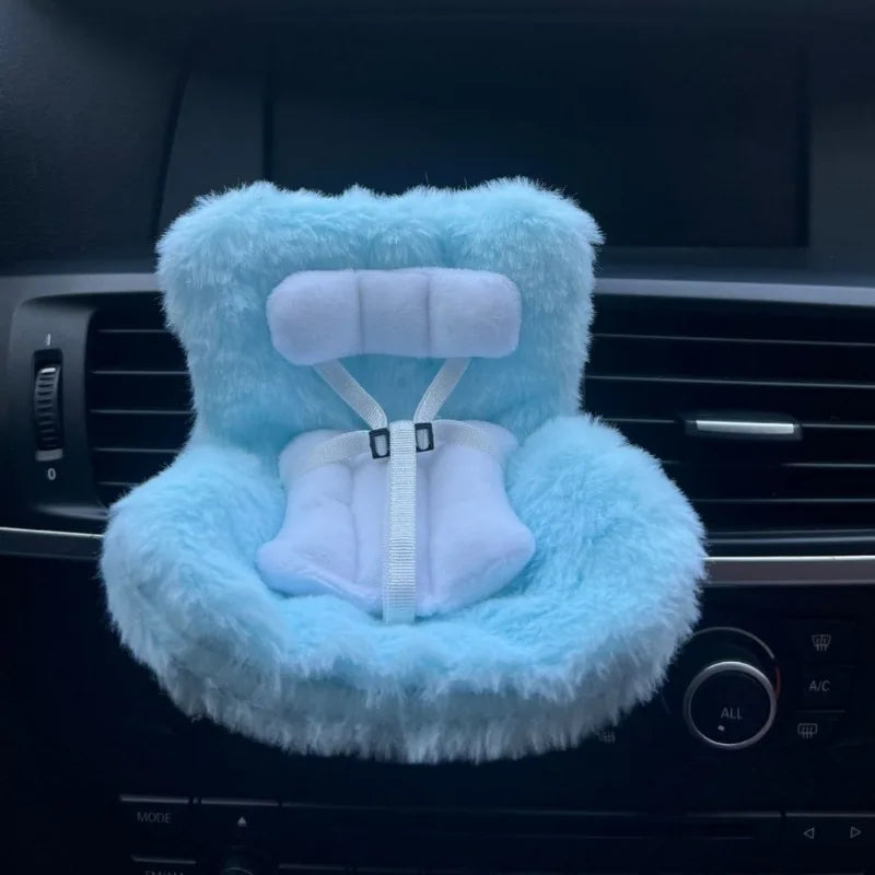 Car Doll Safety Seat for Labubu Cartoon Chair Model for Labubu Car Seat Outlet Decor for Labubu Doll Car Interior Styling