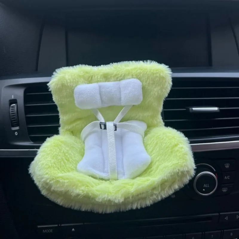 Car Doll Safety Seat for Labubu Cartoon Chair Model for Labubu Car Seat Outlet Decor for Labubu Doll Car Interior Styling