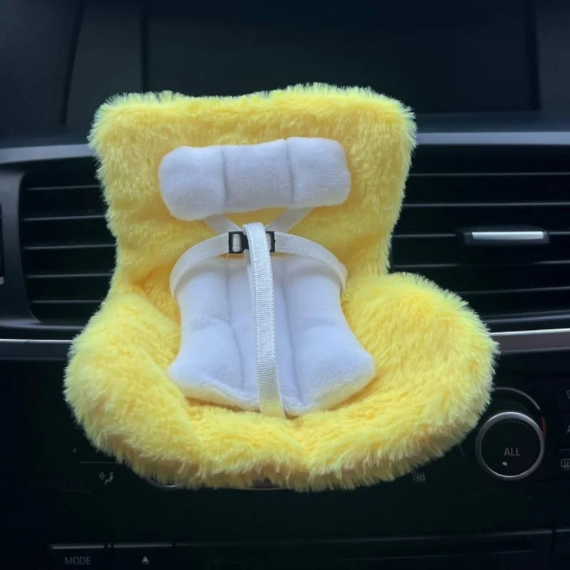 Car Doll Safety Seat for Labubu Cartoon Chair Model for Labubu Car Seat Outlet Decor for Labubu Doll Car Interior Styling