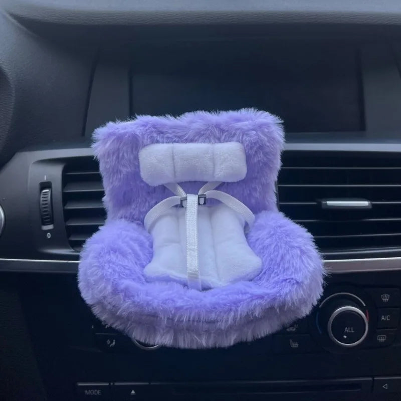 Car Doll Safety Seat for Labubu Cartoon Chair Model for Labubu Car Seat Outlet Decor for Labubu Doll Car Interior Styling